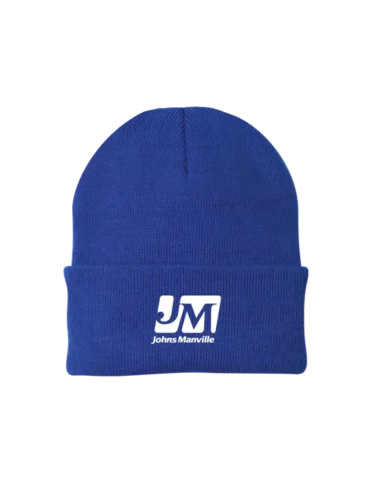 Royal Knit Cap w/Johns Manville Logo