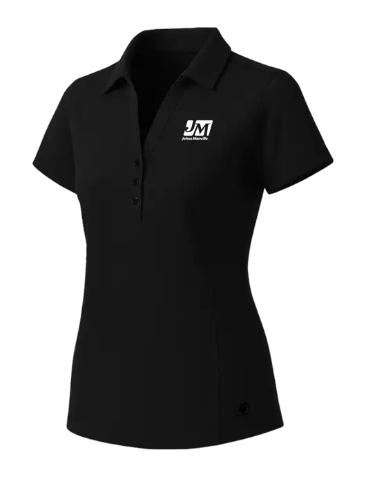OGIO Womens Blacktop ONYX Polo w/Johns Manville Logo
