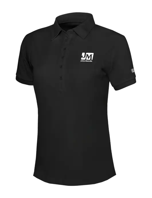 OGIO Womens Blacktop Jewel Polo w/Johns Manville Logo