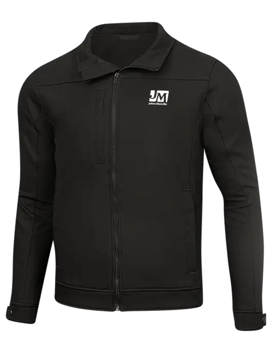 Cornerstone Black Duck Bonded Soft Shell Jacket w/Johns Manville Logo