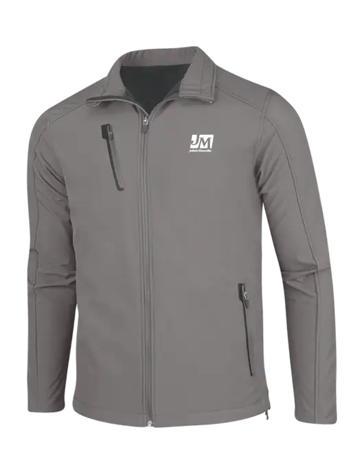 Medium Grey Welded Softshell Jacket w/Johns Manville Logo