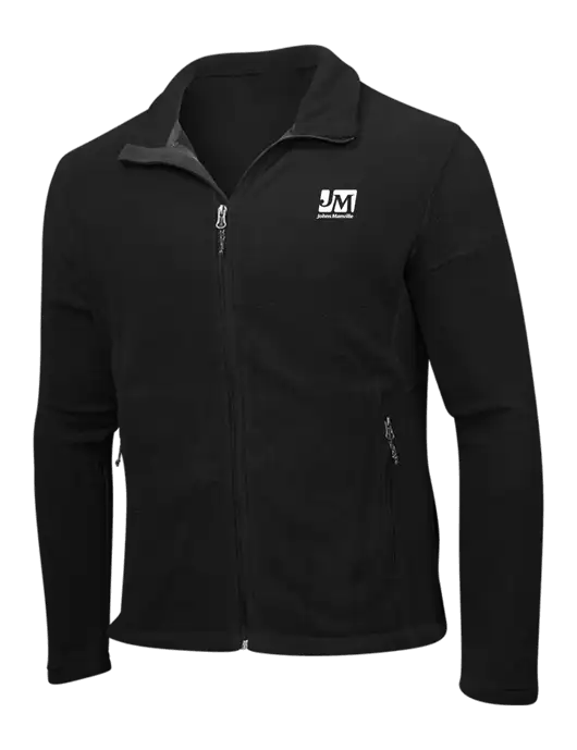 Black Fleece Jacket w/Johns Manville Logo
