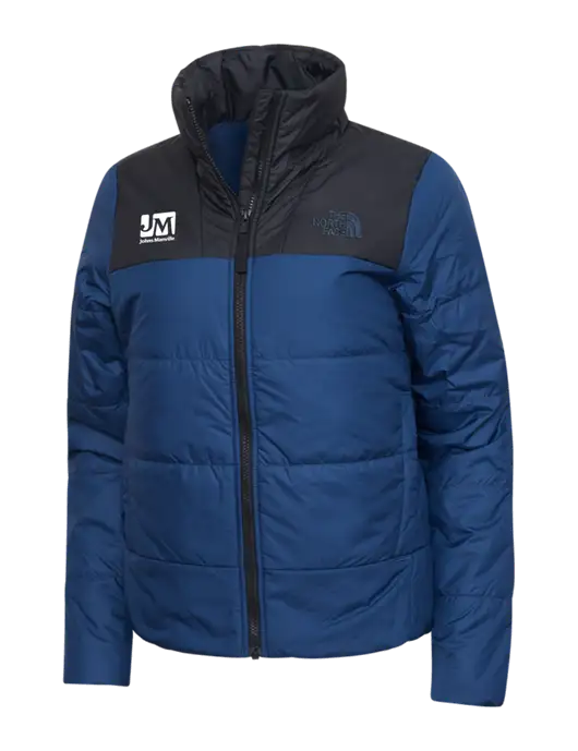 North Face Womens Navy Everyday Insulated Jacket w/Johns Manville Logo