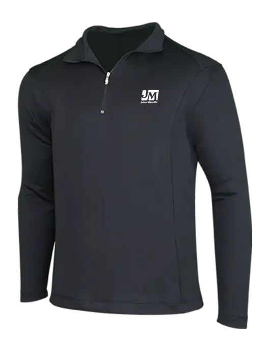 NIKE Black Sport Cover-Up w/Johns Manville Logo