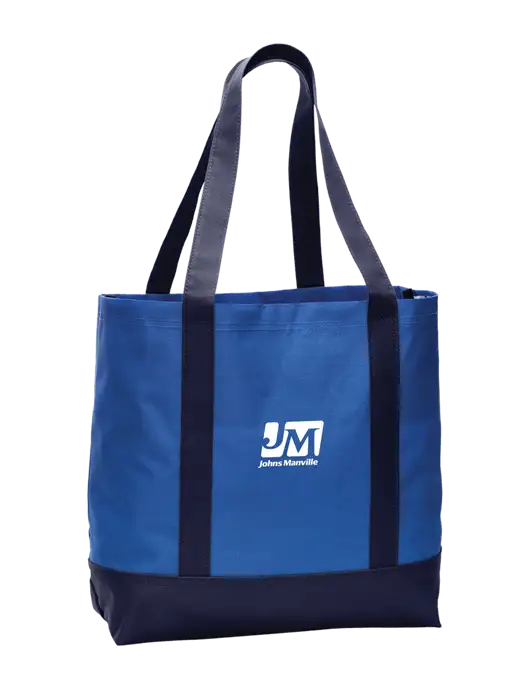 Carryall Blue/Navy Day Tote Twilight w/Johns Manville Logo