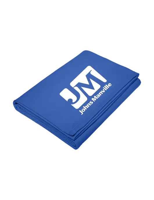 Core Royal Fleece Sweatshirt Blanket w/Johns Manville Logo