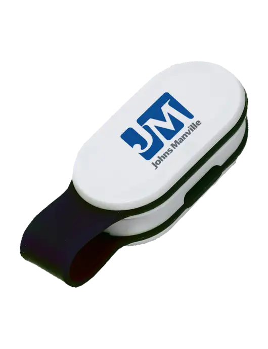 Magna Clip Black Personal Safety Light w/Johns Manville Logo