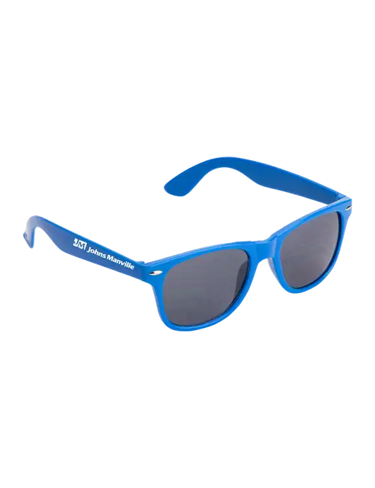 Daytona Blue Sunglasses w/Johns Manville Logo