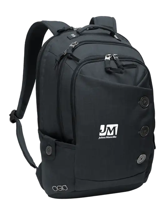 OGIO Storm Grey Ladies Melrose Pack w/Johns Manville Logo