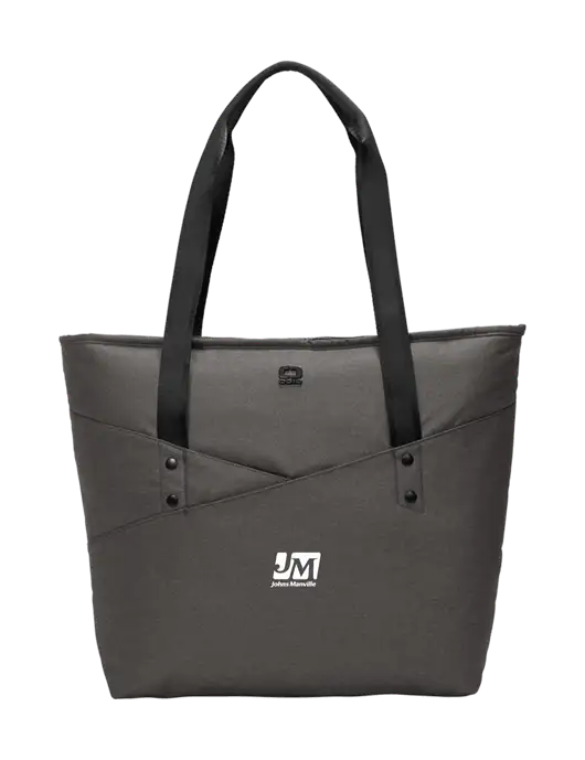 OGIO Tarmac Heather Downtown Tote 
 w/Johns Manville Logo