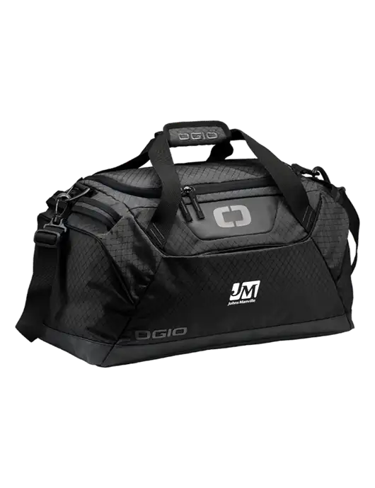 OGIO Black Catalyst Duffle
 w/Johns Manville Logo