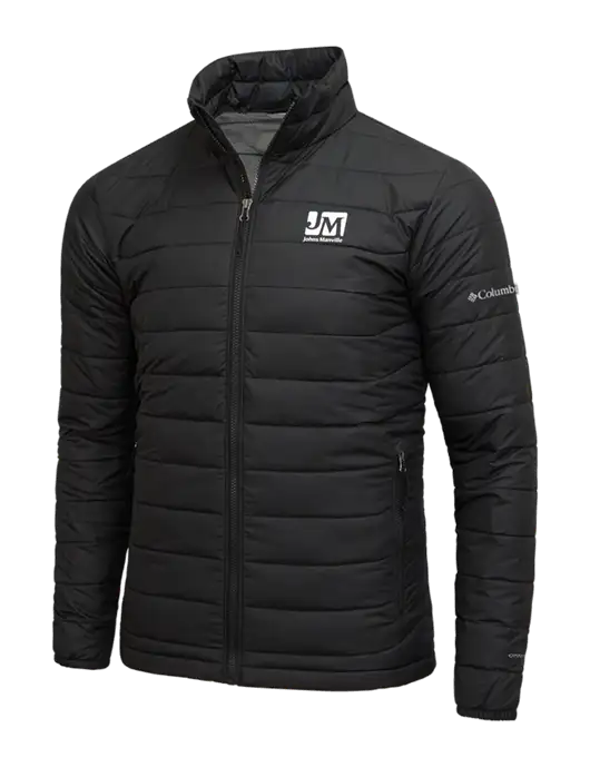 Columbia Black Powder Lite Jacket w/Johns Manville Logo