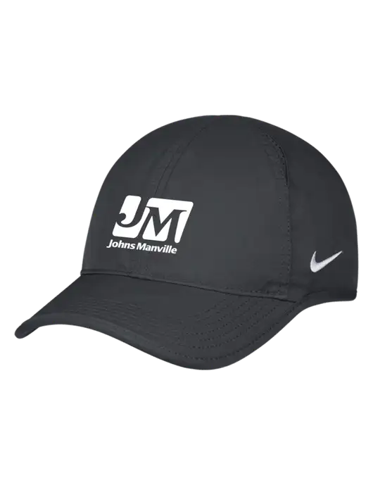 Nike Charcoal Featherlight Cap w/Johns Manville Logo