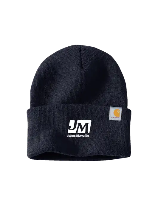 Carhartt Navy Watch Cap 2.0 w/Johns Manville Logo