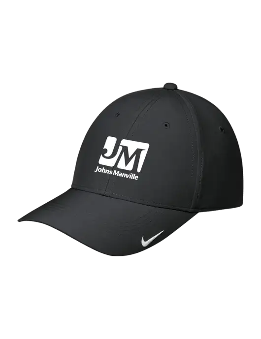 Nike Black Dri-FIT Legacy Cap w/Johns Manville Logo