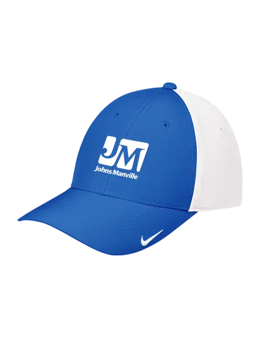 Nike Royal/White Dri-FIT Legacy Cap w/Johns Manville Logo