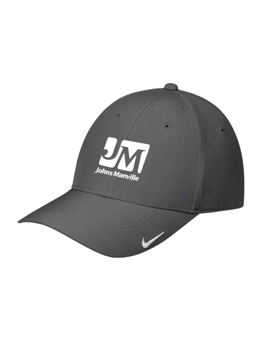 Nike Dark Grey Dri-FIT Legacy Cap w/Johns Manville Logo