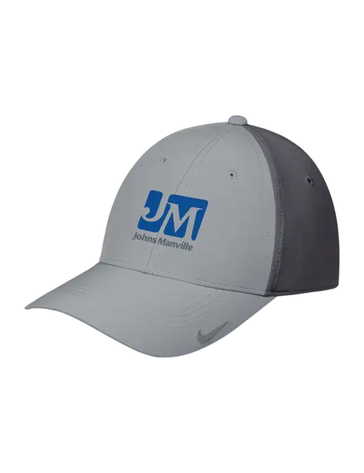 Nike Light Grey/Dark Grey Dri-FIT Legacy Cap w/Johns Manville Logo