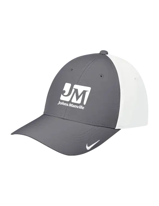 Nike Dark Grey/White Dri-FIT Legacy Cap w/Johns Manville Logo
