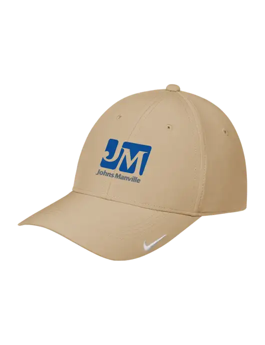 Nike Tan Dri-FIT Legacy Cap w/Johns Manville Logo