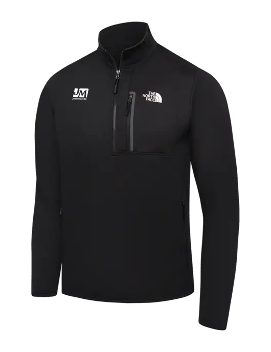 The North Face Black Skyline 1/2-Zip Fleece w/Johns Manville Logo