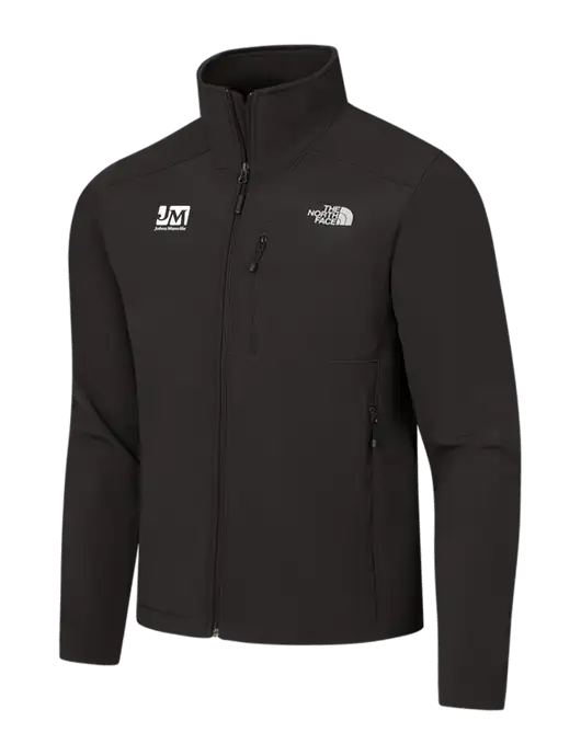 The North Face Black Apex Barrier Soft Shell Jacket w/Johns Manville Logo