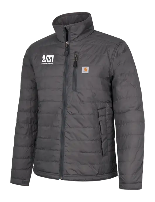 Carhartt Womens Dark Grey Gilliam Jacket w/Johns Manville Logo