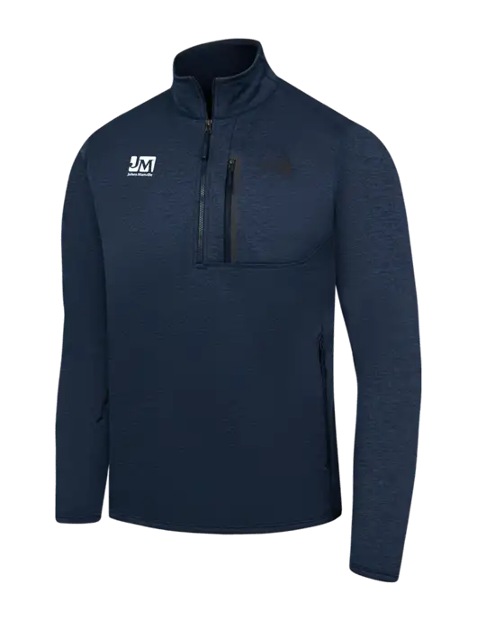 The North Face Navy Heather Skyline 1/2-Zip Fleece w/Johns Manville Logo