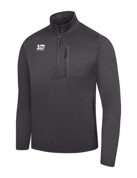 The North Face Dark Grey Heather Skyline 1/2-Zip Fleece w/Johns Manville Logo