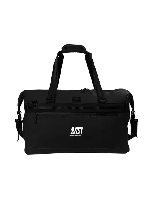 OGIO Black Commuter Duffel w/Johns Manville Logo