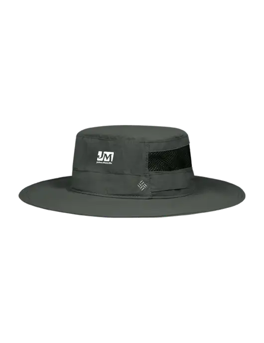 Columbia Dark Grey Bora Bora Booney  Hat w/Johns Manville Logo