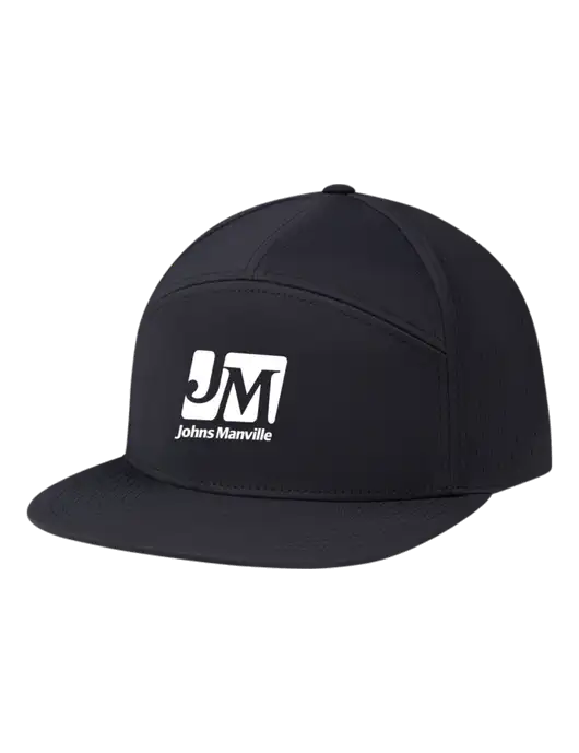 Richardson Black Cannon Cap w/Johns Manville Logo