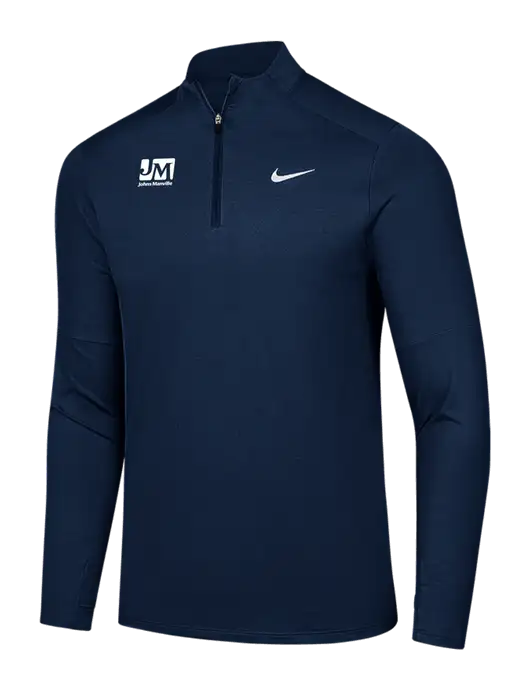 Nike Dark Navy Dri-FIT Element 1/2-Zip Pullover w/Johns Manville Logo