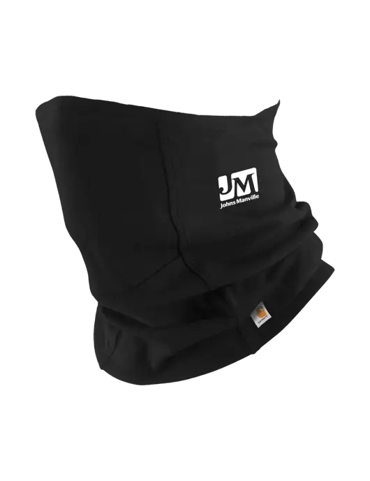 Carhartt Black Cotton Blend Filter Pocket Gaiter w/Johns Manville Logo