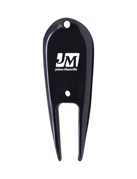 Black Divot Tool w/Johns Manville Logo