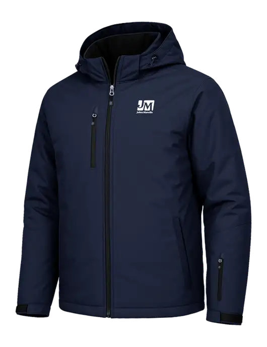 Cold Weather Vortex Light Navy/ Dark Navy Waterproof 3-in-1 Jacket with Detachable Hood w/Johns Manville Logo, Johns Manville Logo