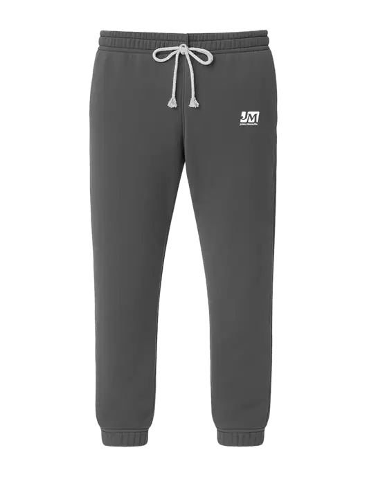 Comfort Colors Garment-Dyed Dark Grey Lightweight Fleece Sweatpants w/Johns Manville Logo