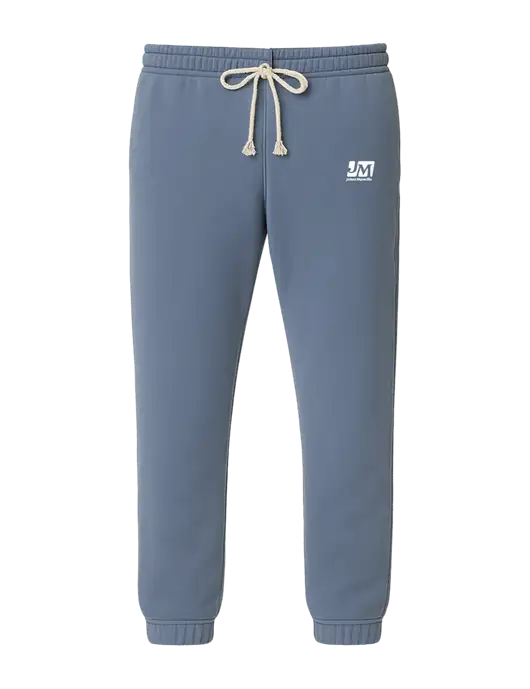 Comfort Colors Garment-Dyed Slate Blue Lightweight Fleece Sweatpants w/Johns Manville Logo