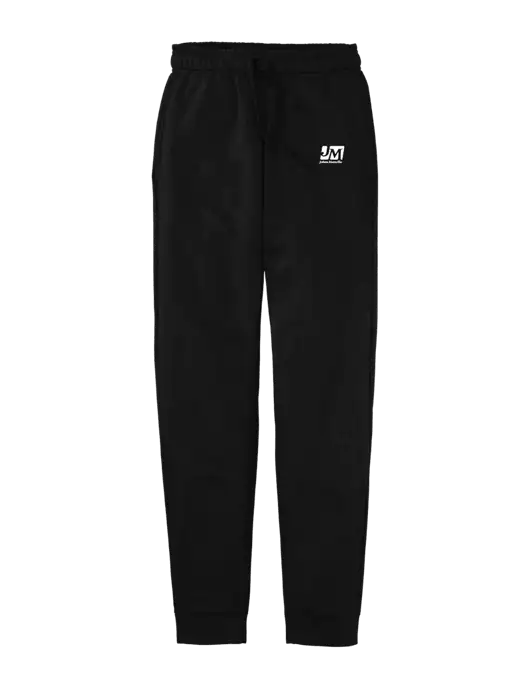 Core Fleece Black Jogger w/Johns Manville Logo