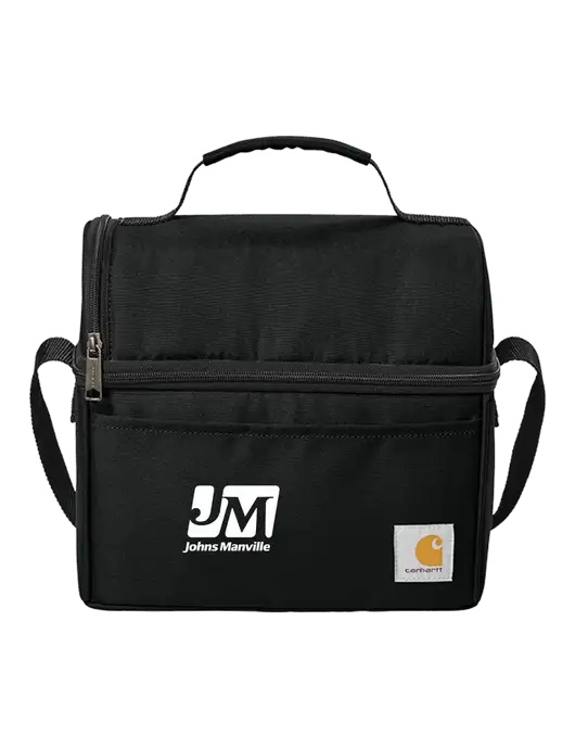 Carhartt Black Lunch 6-Can Cooler w/Johns Manville Logo