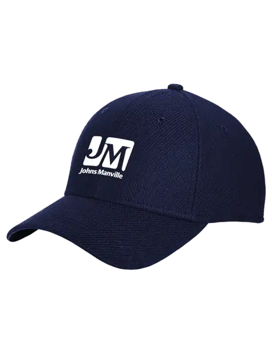 New Era Diamond Era Dark Navy Stretch Cap w/Johns Manville Logo