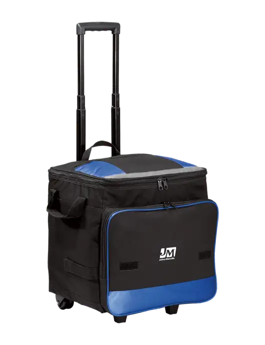 Twilight Blue Rolling Cooler w/Johns Manville Logo