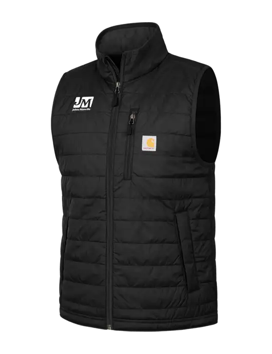Carhartt Black Gilliam Vest w/Johns Manville Logo