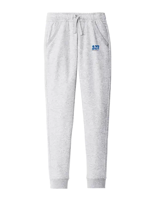 Modern Very Light Grey Heather Fleece Jogger w/Johns Manville Logo
