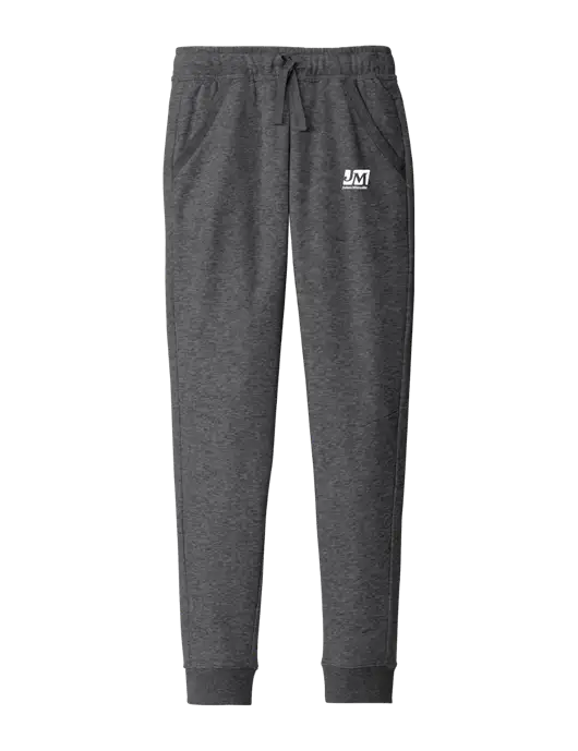 Modern Very Dark Grey Heather Fleece Jogger w/Johns Manville Logo