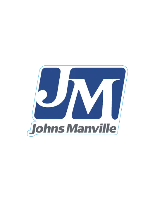 Johns Manville Medium Large Decal (4.7"w)