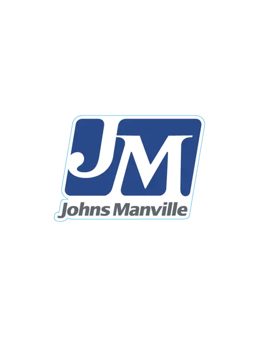 Johns Manville Medium Decal (4"w)