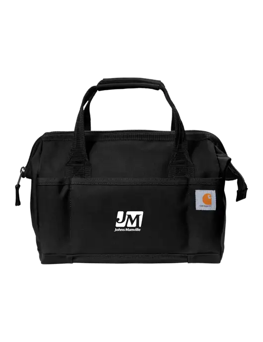Carhartt Foundry Series 14” Black Tool Bag w/Johns Manville Logo