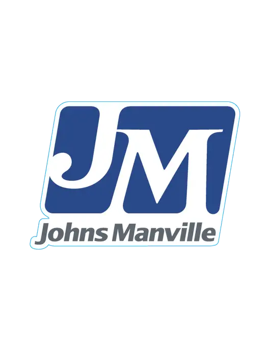 Johns Manville Extra Large Decal (8"w)