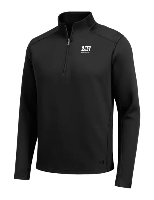 OGIO Transcend Black 1/4-Zip w/Johns Manville Logo